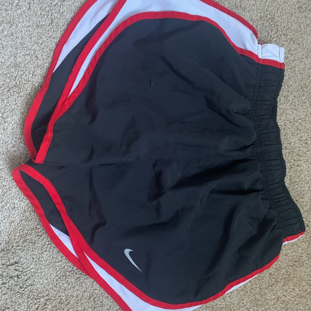 Black Nike athletic shorts